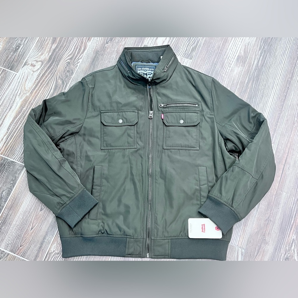 Levi's Men's Stand Collar Utility Bomber